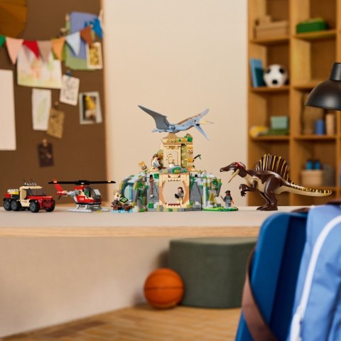 Klocki Jurassic World 76976 Powietrzna misja z kecalkoatlem i spinozaurem LEGO