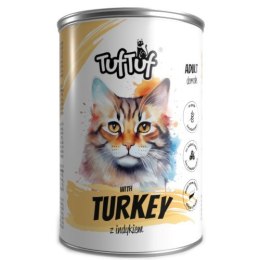 Tuf Tuf Puszka mielonka z indykiem dla kota 400g