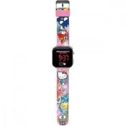 Zegarek LED z kalendarzem Hello Kitty Kids Euroswan