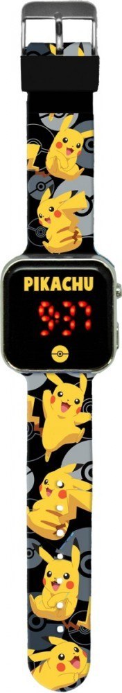 Zegarek LED z kalendarzem Pokemon Kids Euroswan