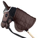 Zestaw Skippi - Hobby Horse Gniady - Derka i nauszniki - szary i brąz