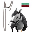 Zestaw Skippi - Hobby Horse szary i dodatkowy kantar - szary