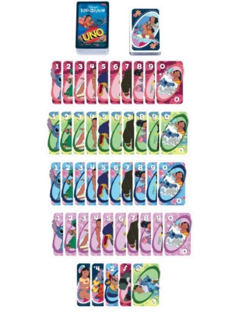 Gra UNO Lilo i Stitch Mattel