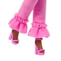 Lalka Barbie Deluxe Style 4 Różowy komplet z futerkiem Mattel