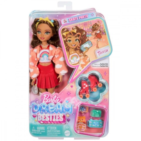 Lalka Barbie Dream Besties modowa Teresa na wrotkach Mattel