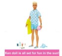 Lalka Barbie Ken na plaży Mattel