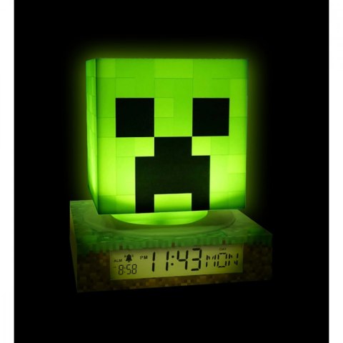 Lampka 3D z budzikiem Minecraft Kids Euroswan