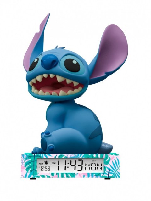 Lampka 3D z budzikiem Stitch Kids Euroswan