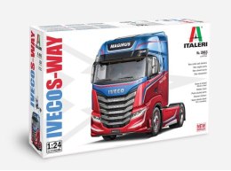 Model plastikowy Iveco S-Way Super Decal Sheet Chromed Stickers Photo et Italeri