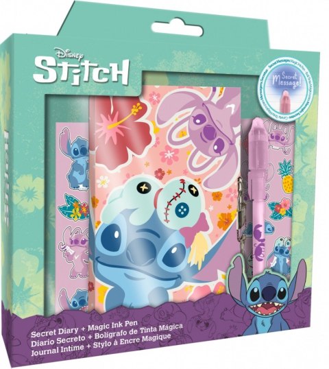 Pamiętnik z magicznym długopisem Stitch Kids Euroswan