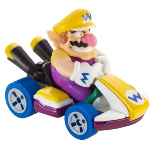 Pojazd z figurką Mario Kart GBG32 Hot Wheels