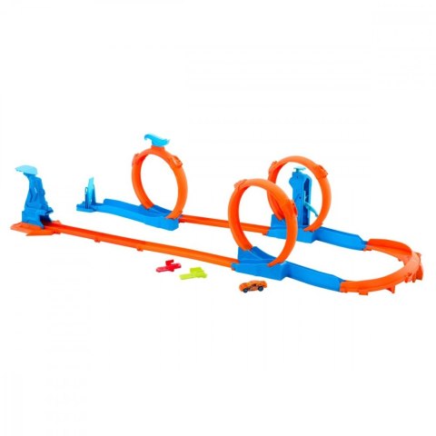 Tor samochodowy Potrójna pętla Hot Wheels