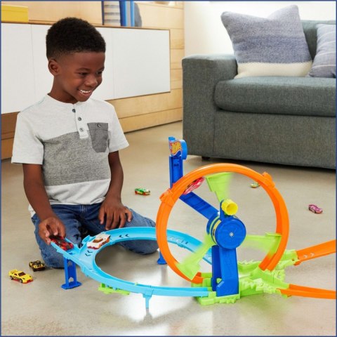 Tor samochodowy Wyścigowa Turbo Pętla Zestaw Hot Wheels
