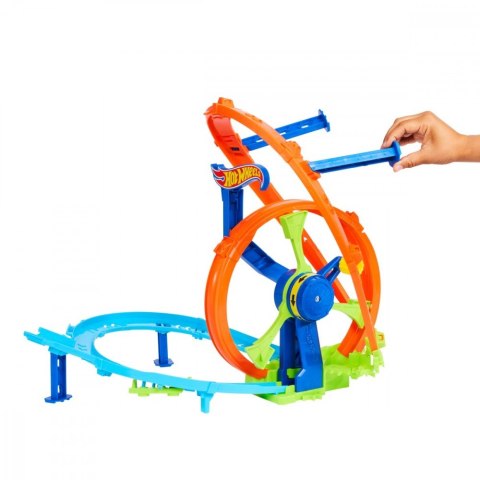 Tor samochodowy Wyścigowa Turbo Pętla Zestaw Hot Wheels