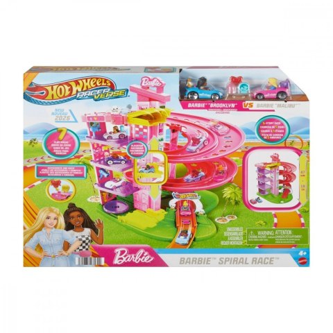 Tor wyścigowy Racer Verse Barbie Spiral Race Hot Wheels