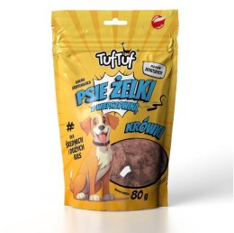 Tuf Tuf Psie żelki - krówki wieprzowe 80g