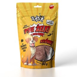 Tuf Tuf Psie żelki - krówki wołowe 80g
