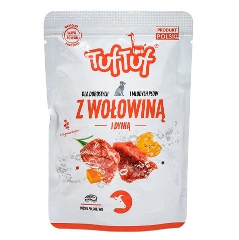 Tuf Tuf Saszetka mielonka z wołowiną dla psa 300g
