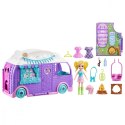 Zestaw figurek Polly Pocket Glampingowy Van Kamper + laleczka Mattel