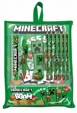 Zestaw piśmienniczy 12 elementów Minecraft Kids Euroswan