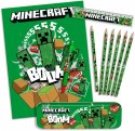 Zestaw piśmienniczy 12 elementów Minecraft Kids Euroswan