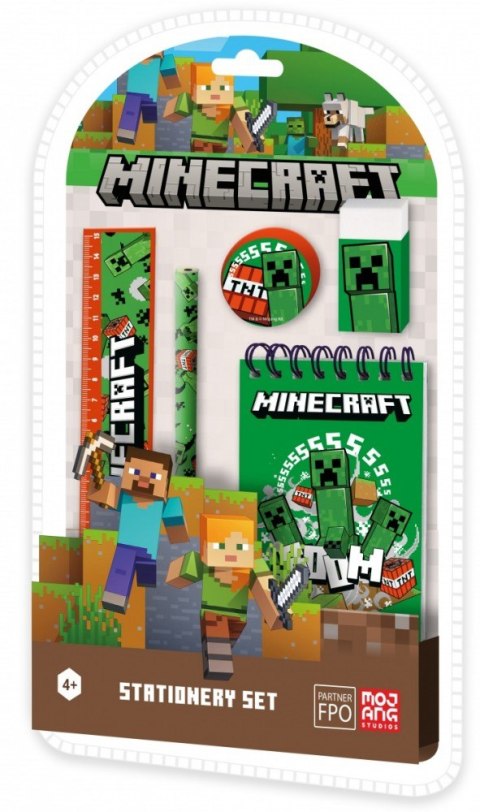 Zestaw piśmienniczy Minecraft Kids Euroswan