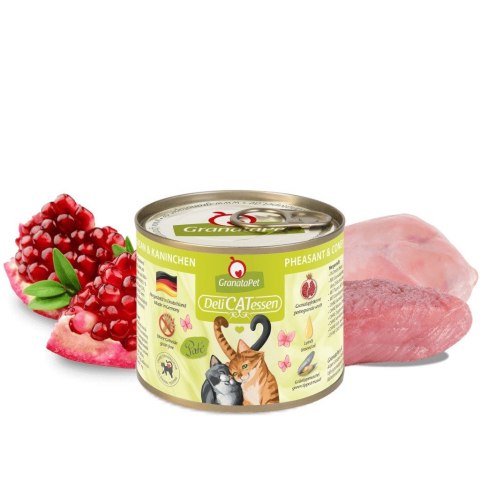 GranataPet DeliCatessen bażant i królik karma mokra dla kota 200g