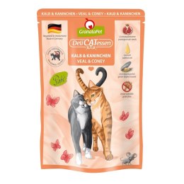 GranataPet DeliCatessen cielęcina i królik karma mokra dla kota 85g
