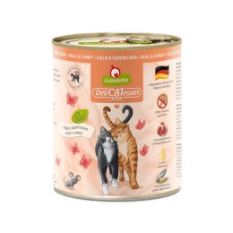 GranataPet DeliCatessen łosoś i indyk mokra karma dla kota 800g