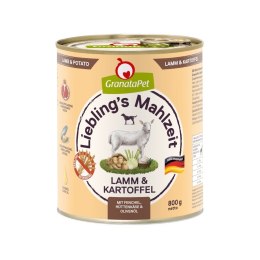 GranataPet Liebling´s Mahlzeit jagnięcina i ziemniaki mokra karma dla psa 800g