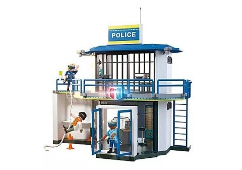 Zestaw Action Heroes 71874 Posterunek policji z miejscem przesłuchań Playmobil