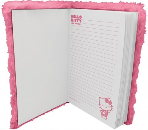 Pamiętnik notatnik pluszowy Hello Kitty Kids Euroswan
