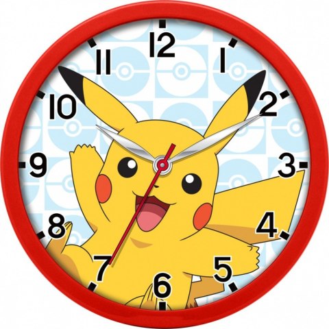 Zegar ścienny Pokemon Pikachu 25cm Kids Euroswan