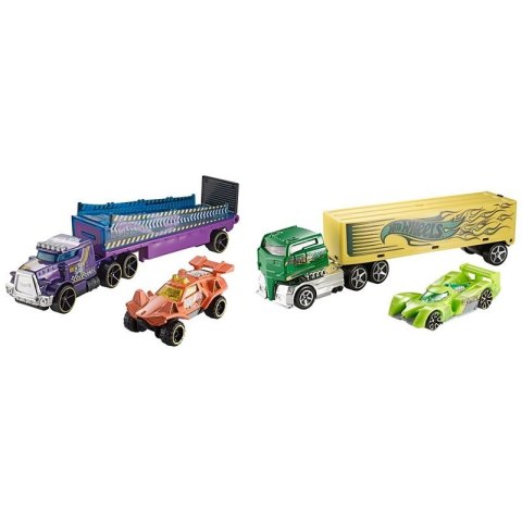 Ciężarówka + samochód Hot Wheels