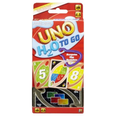 Gra Uno H2O to go karty wodoodporne Mattel
