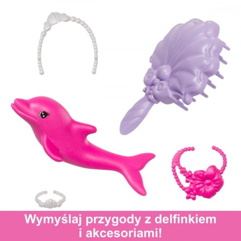 Lalka Barbie Malibu Syrenka Zmiana koloru Mattel