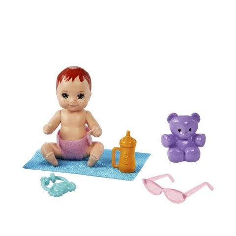Lalka Barbie Opiekunka Skipper Wózek + bobas Zestaw Mattel