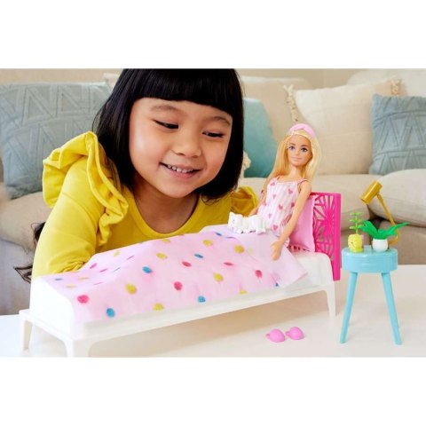 Lalka Barbie Zestaw Sypialnia dla lalki Mattel