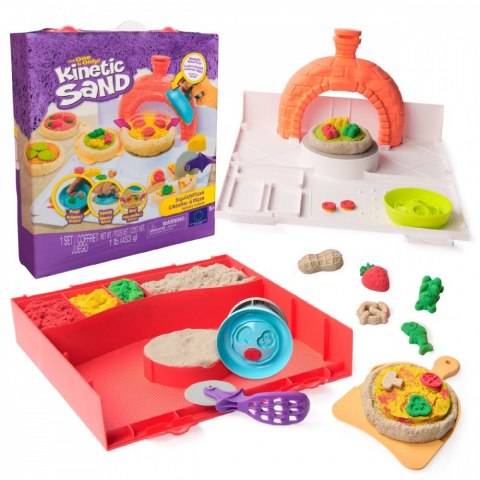 Piasek kinetyczny Kinetic Sand Zestaw Pizza Spin Master