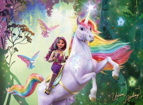 Puzzle XXL 100 elementów Akademia Jednorożców Unicorn Academy Ravensburger Polska