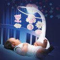 Infantino Muzyczna karuzelka 3w1 pudrowy róż B-kids