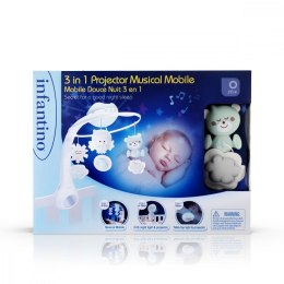 Infantino Muzyczna karuzelka 3w1 zielona B-kids