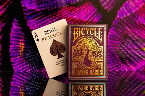 Karty Peacock Purple Bicycle