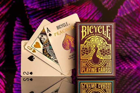 Karty Peacock Purple Bicycle