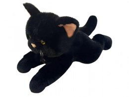 Maskotka Kot leżący 45 cm czarny Madej