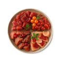 SHELMA saszetki - pełnoporcjowa bezzbożowa karma dla dorosłych kotów. Z wołowiną, kaczką, kurczakiem i indykiem. 40x85g