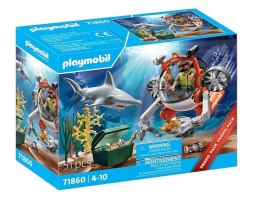 Zestaw z figurkami 71860 Poszukiwania skarbu łodzią podwodną Playmobil