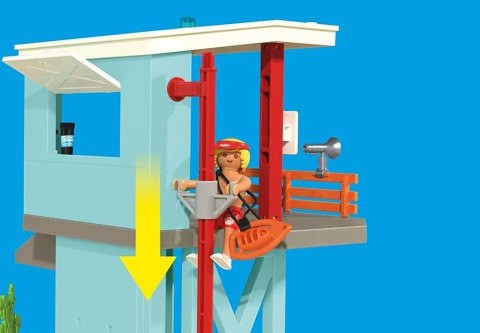 Zestaw z figurkami My Life 71903 Wieża ratownicza i plażowy samochód buggy Playmobil