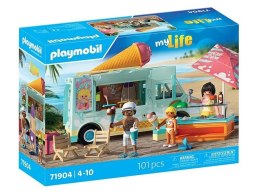Zestaw z figurkami My Life 71904 Furgonetka z lodami i sklepikiem surfingowym Playmobil