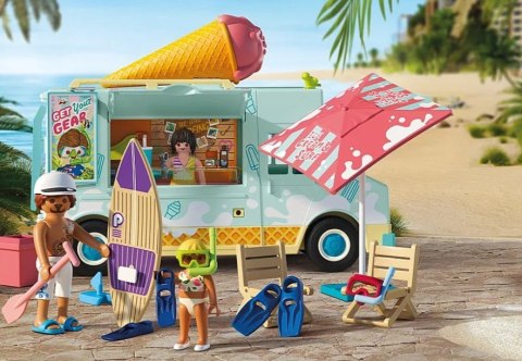 Zestaw z figurkami My Life 71904 Furgonetka z lodami i sklepikiem surfingowym Playmobil